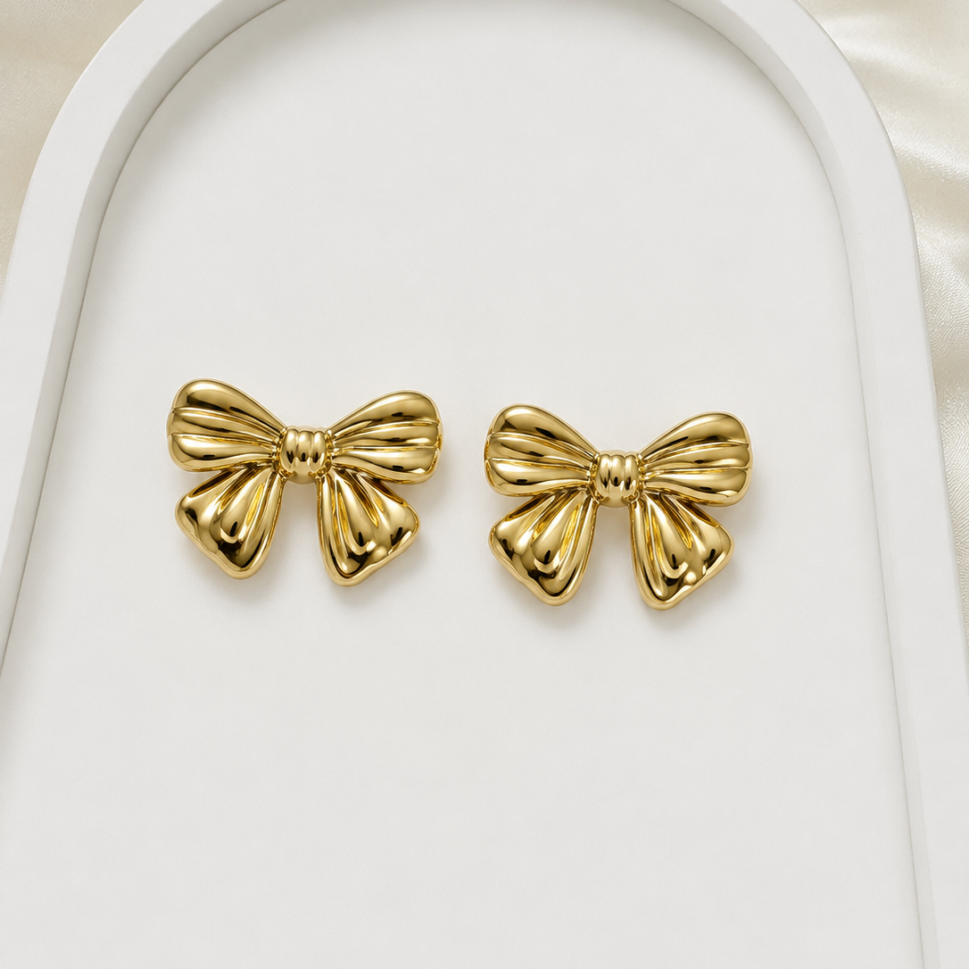 Bow Stud Earring