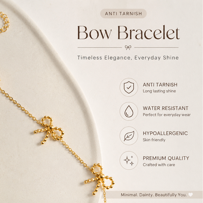 Minimalist Bow Bracelet