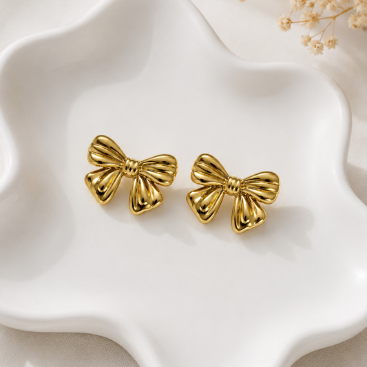 Bow Stud Earring