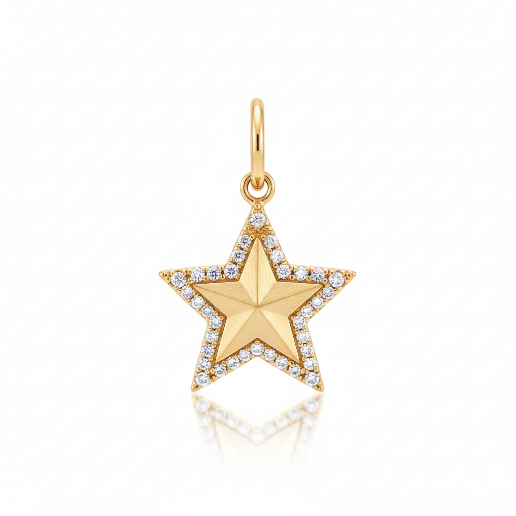 Golden Star Charm