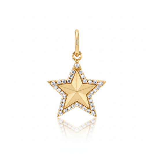 Golden Star Charm